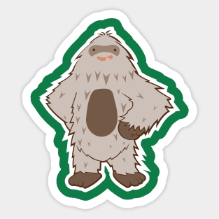 Confident Bigfoot Sticker